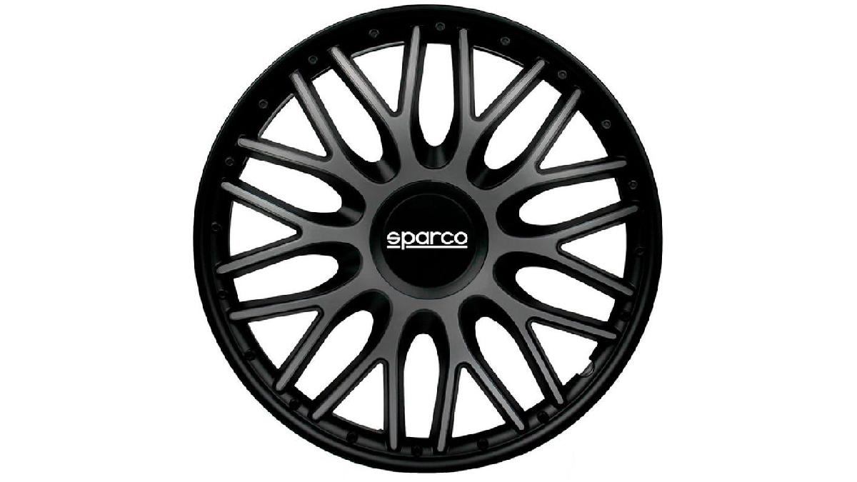 Enjoliveur+Sparco+Roma+15+pouces+gris%2Fnoir+%28%C3%A0+l%27unit%C3%A9%29